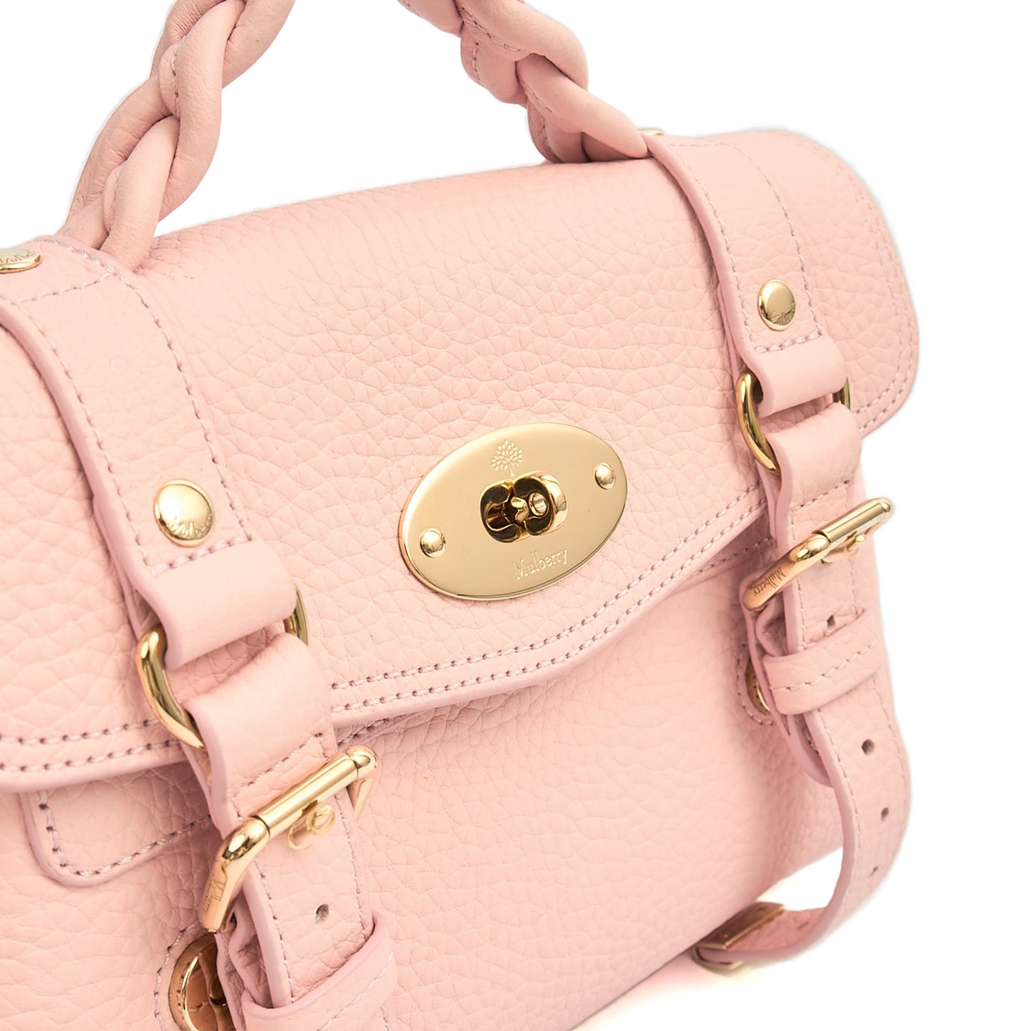 Mulberry Mini Bag Alexa - Mini in Pink, Leather — Lifestyle View