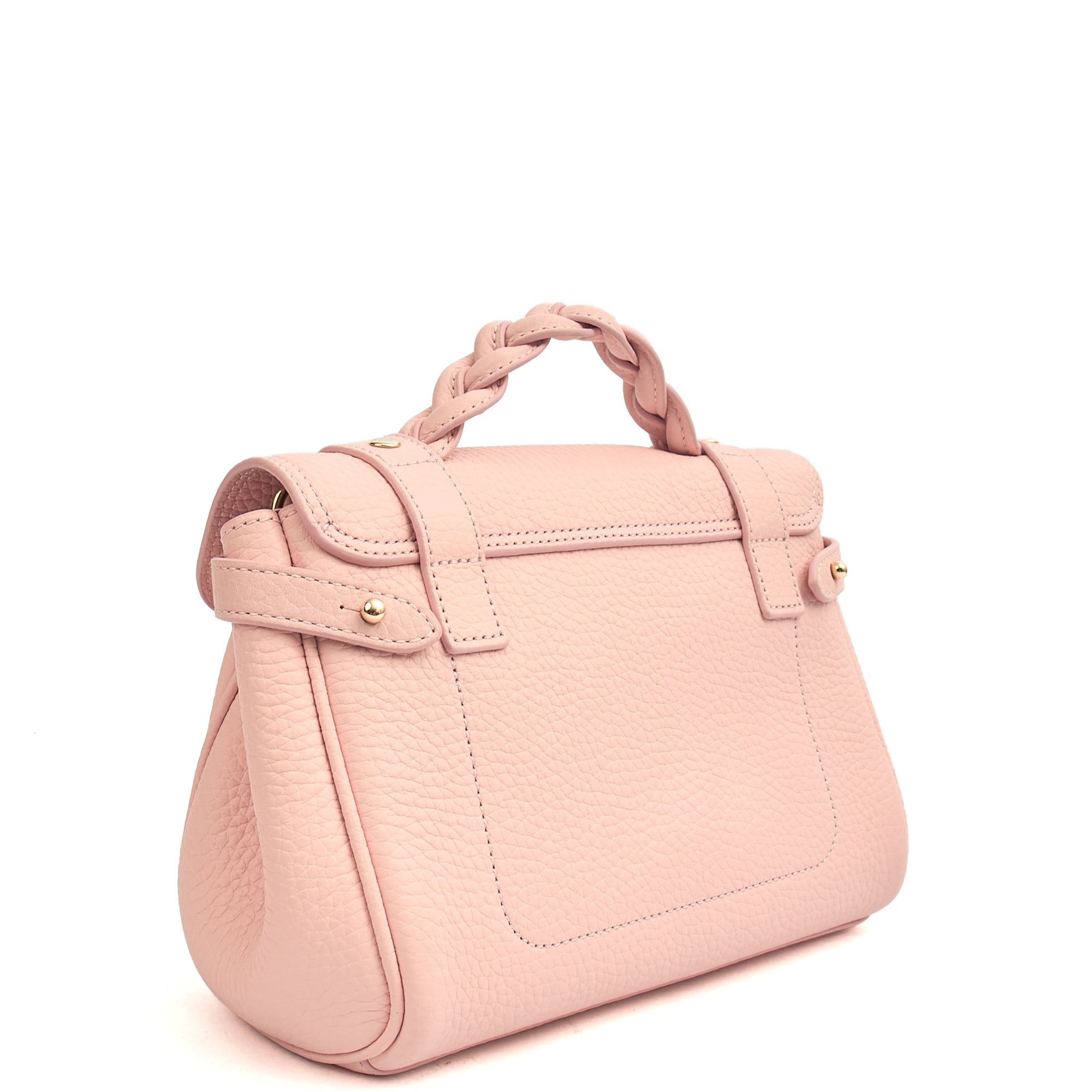 Mulberry Mini Bag Alexa - Mini in Pink, Leather — Back View