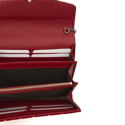 Gucci Cross Body Dionysus Chain Wallet in Red, Fabric — Alternate View 14