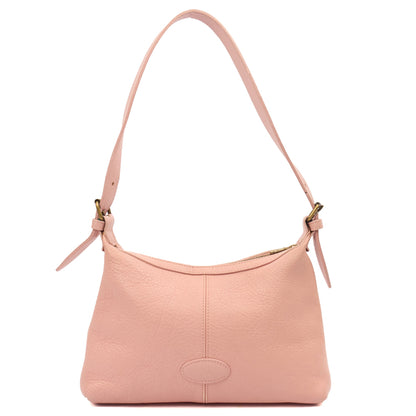 Mulberry Shoulder Bag Vintage Shoulder Bag in Pink, Leather — Detail View