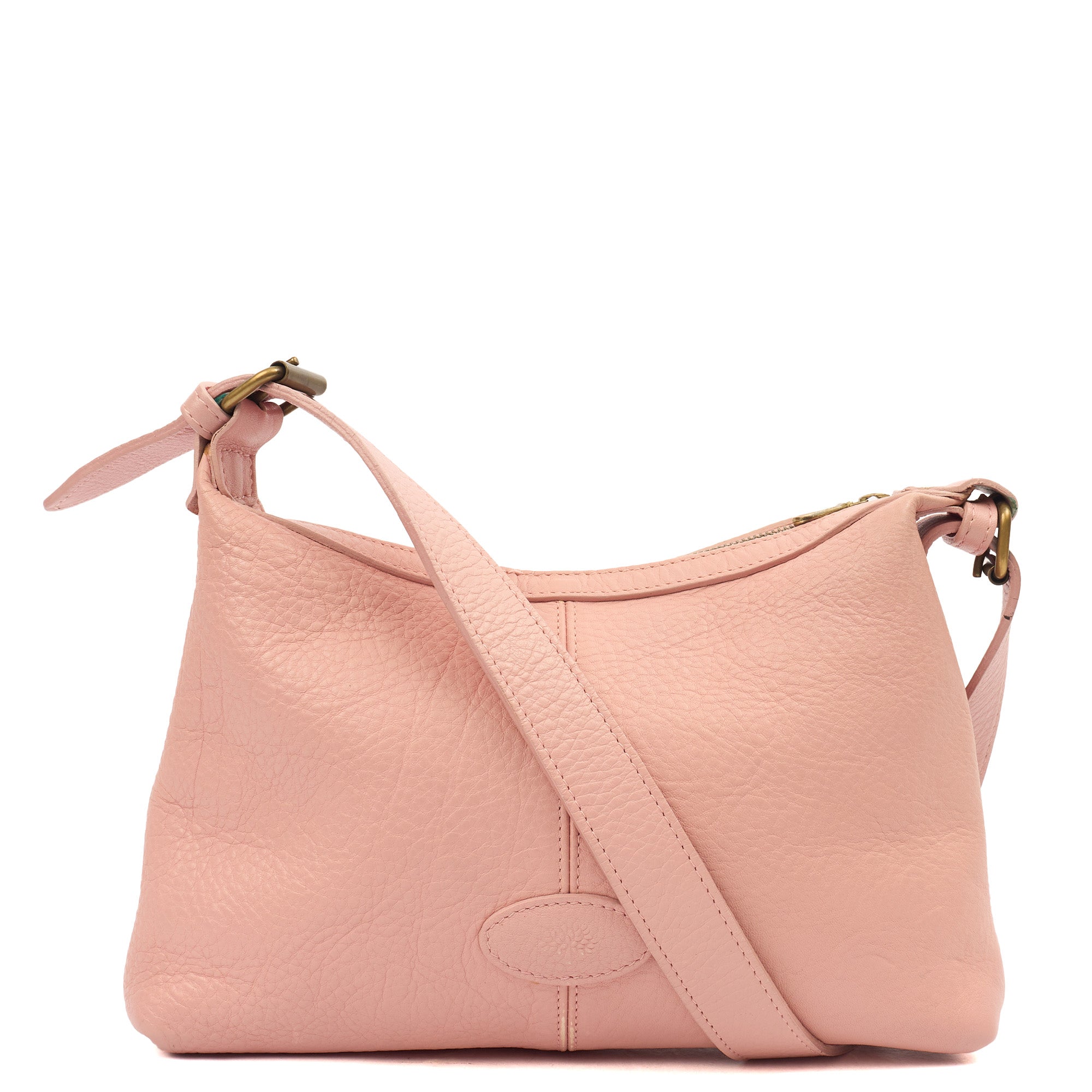 Mulberry Shoulder Bag Vintage Shoulder Bag in Pink, Leather — Front View