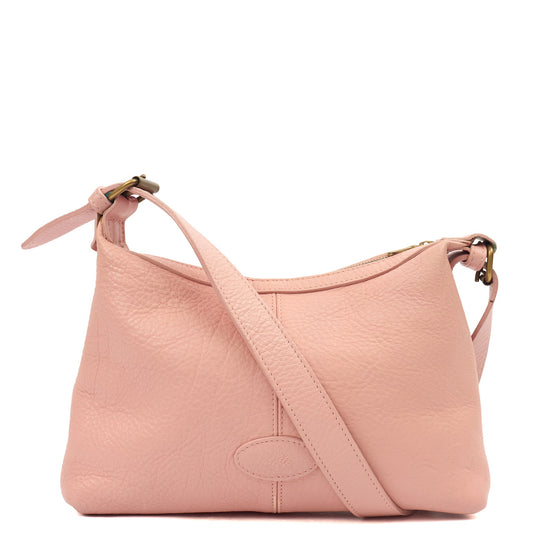 Mulberry Shoulder Bag Vintage Shoulder Bag in Pink, Leather — Front View