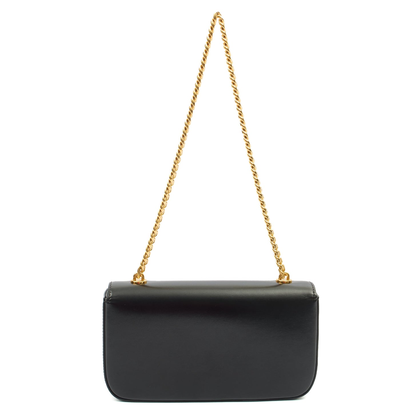 Celine Shoulder Bag Claude in Black, Box Calfskin — Alternate View 15