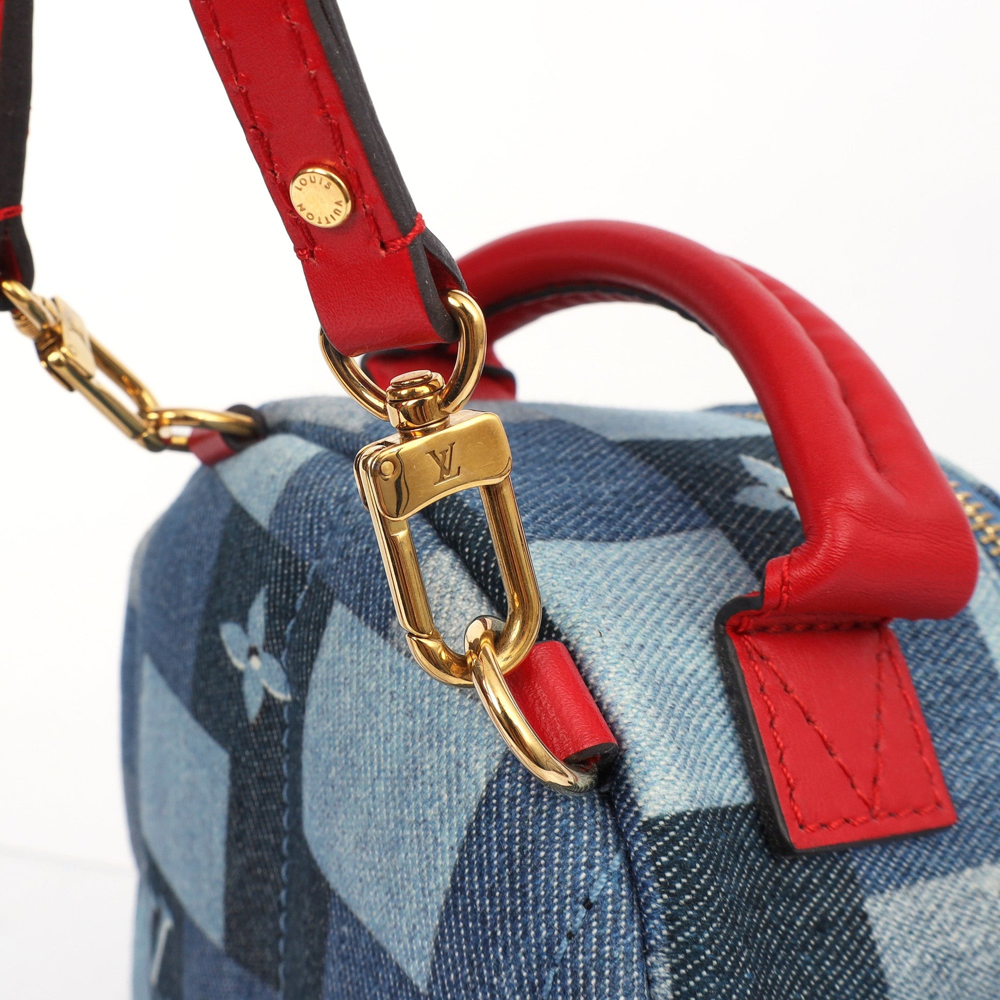 Louis Vuitton Mini Backpack Palm Springs Backpack Mini in Denim, Canvas — Alternate View 14