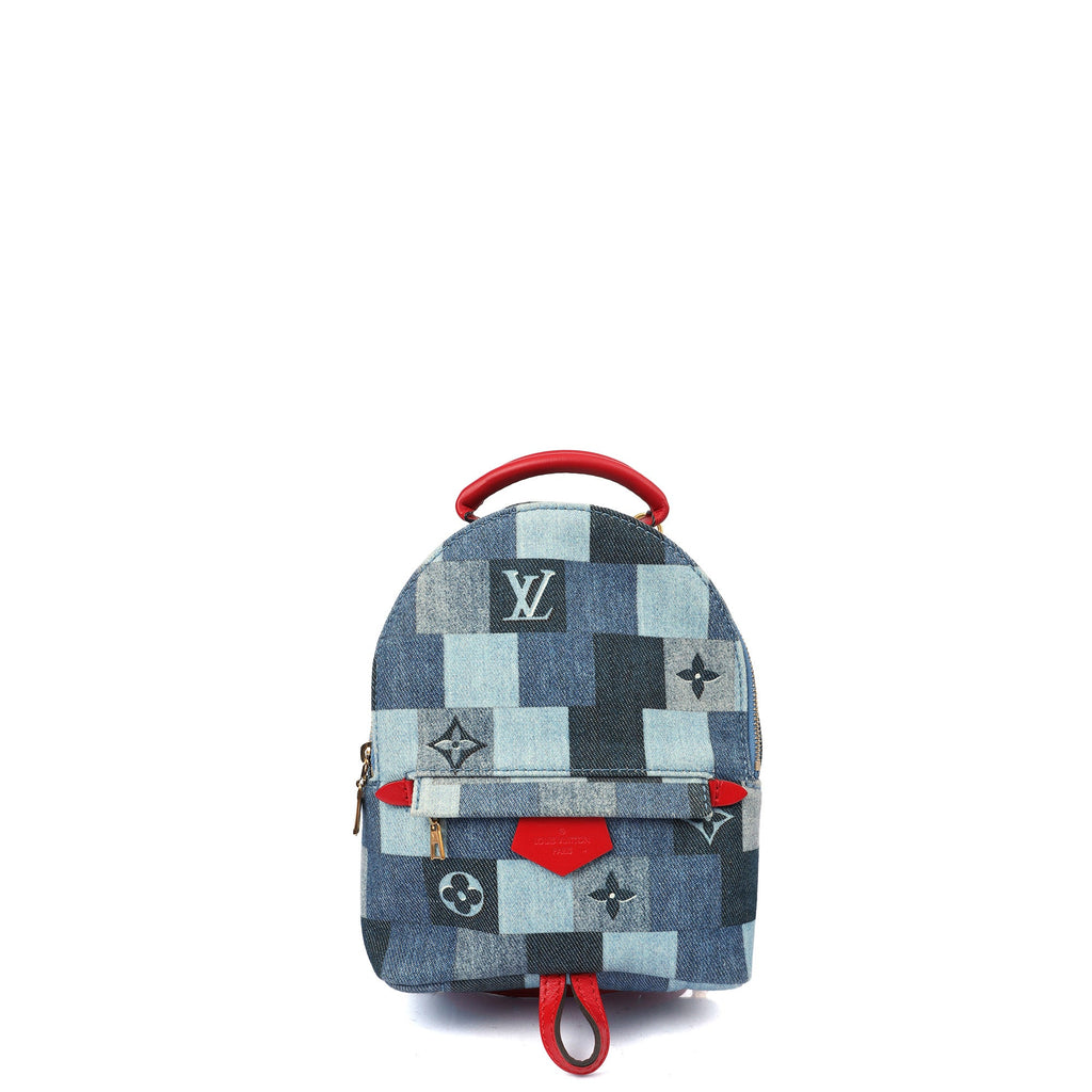Louis Vuitton Mini Backpack Palm Springs Backpack Mini in Denim, Canvas — Alternate View 17