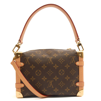 Louis Vuitton Cross Body Side Trunk MM in Monogram, Canvas — Back View