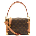 Louis Vuitton Cross Body Side Trunk MM in Monogram, Canvas — Front View