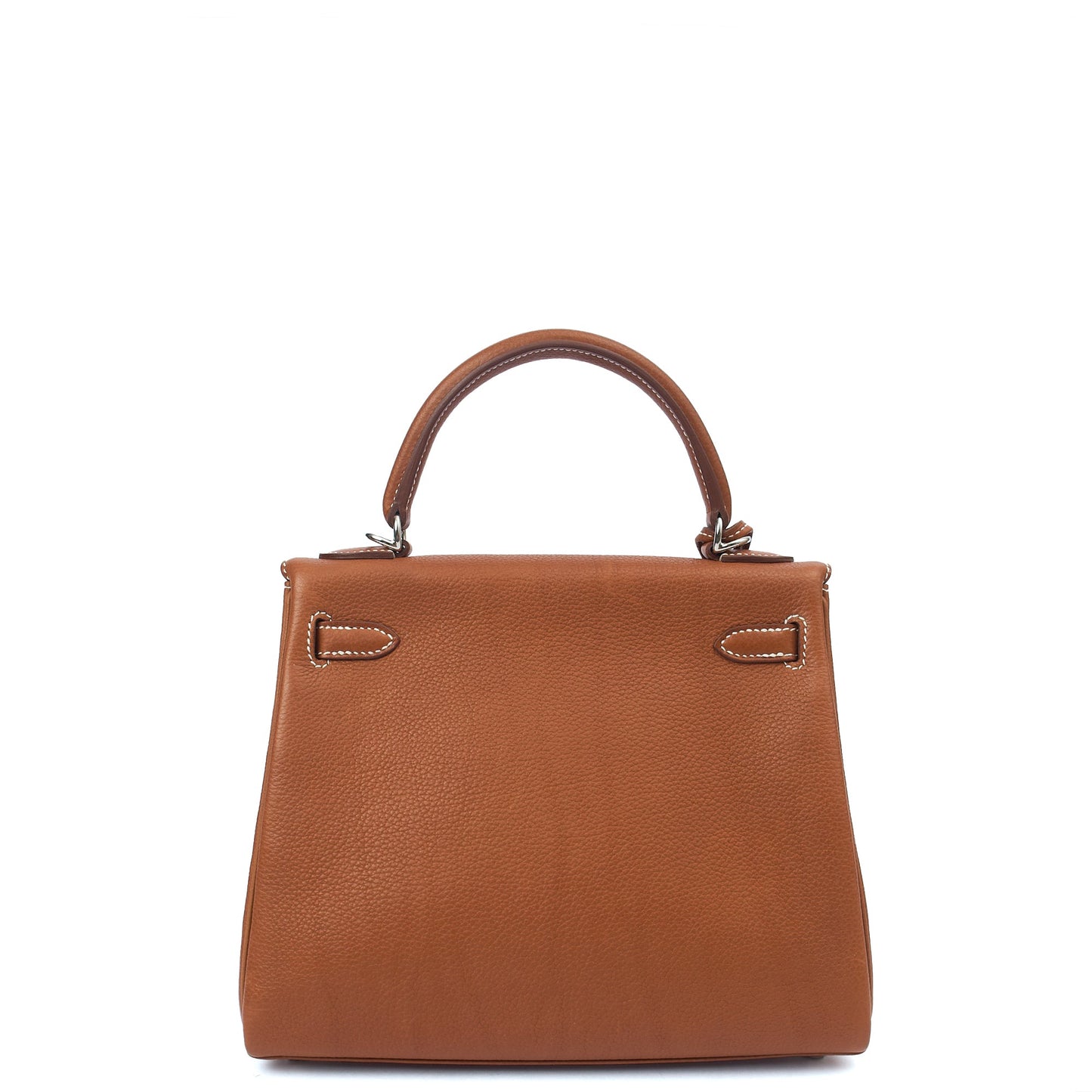 Hermes Top Handle Kelly 25 in Gold, Togo Leather — Alternate View 16