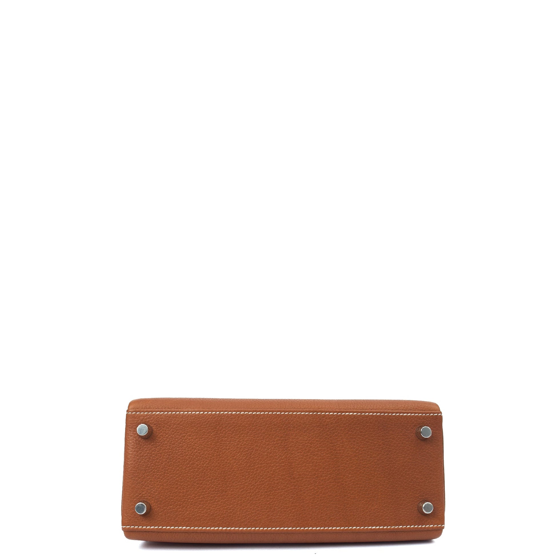Hermes Top Handle Kelly 25 in Gold, Togo Leather — Alternate View 17