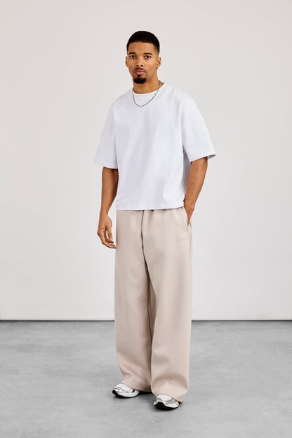 Cernucci Scuba Baggy Fit Trouser - Light Grey — S — Back View