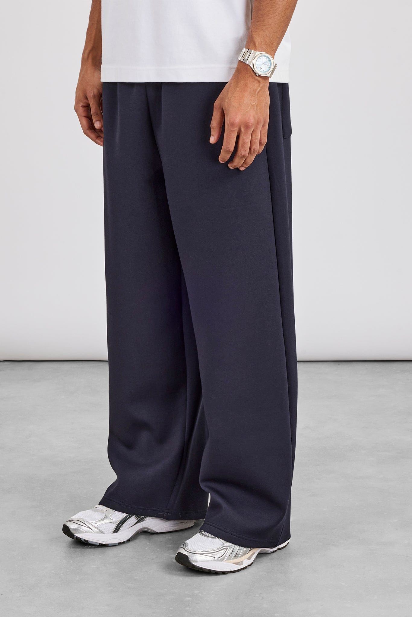 Cernucci Scuba Baggy Fit Trouser - Navy — S — Back View