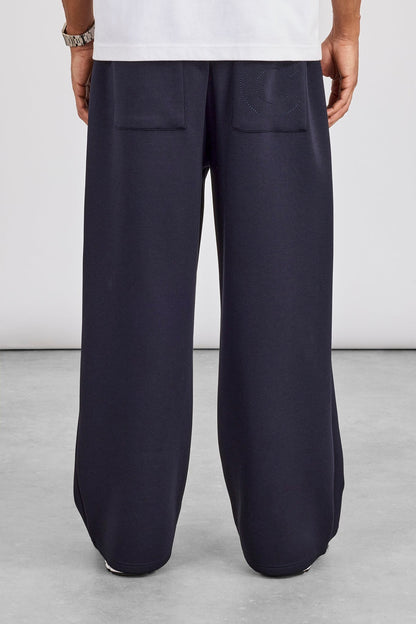 Cernucci Scuba Baggy Fit Trouser - Navy — S — Top View