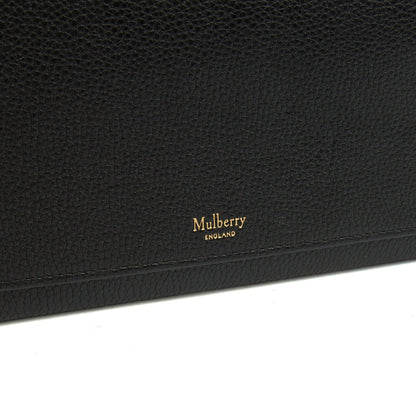Mulberry Cross Body Wallet on Chain in Black, Calfskin Leather — Lifestyle View