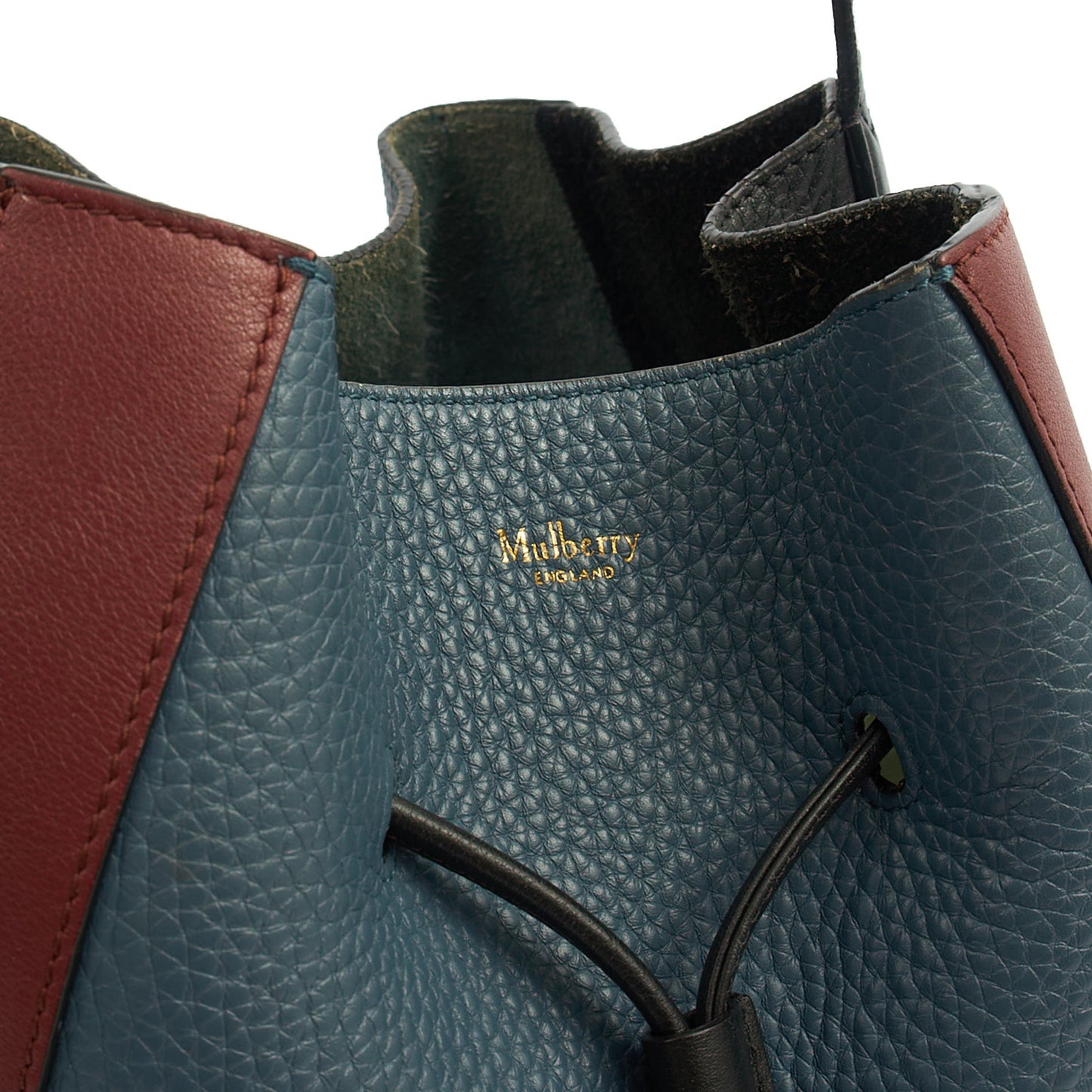 Mulberry Tote Millie Tote in Blue, Leather — Lifestyle View