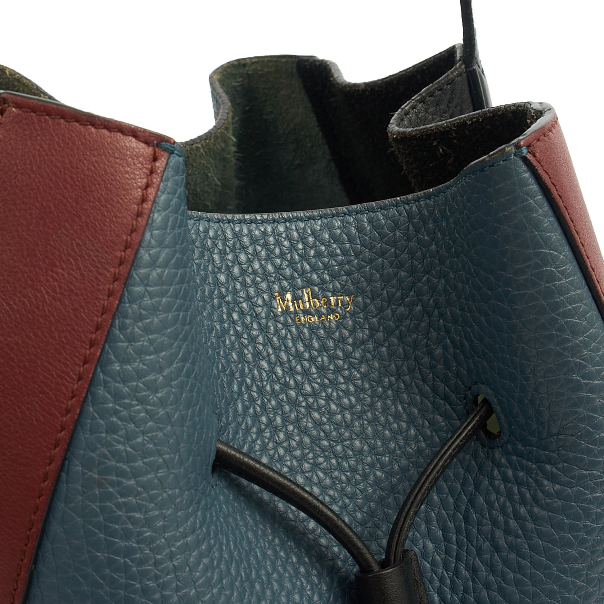 Mulberry Tote Millie Tote in Blue, Leather — Lifestyle View