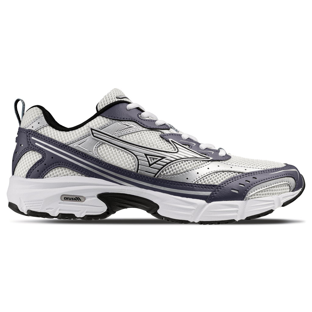 Mizuno MXR Sport 'Snow White Silver Graystone' — UK 4 | EU 36.5 | US 5 — Side View