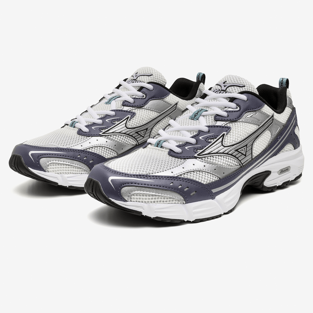 Mizuno MXR Sport 'Snow White Silver Graystone' — UK 4 | EU 36.5 | US 5 — Back View