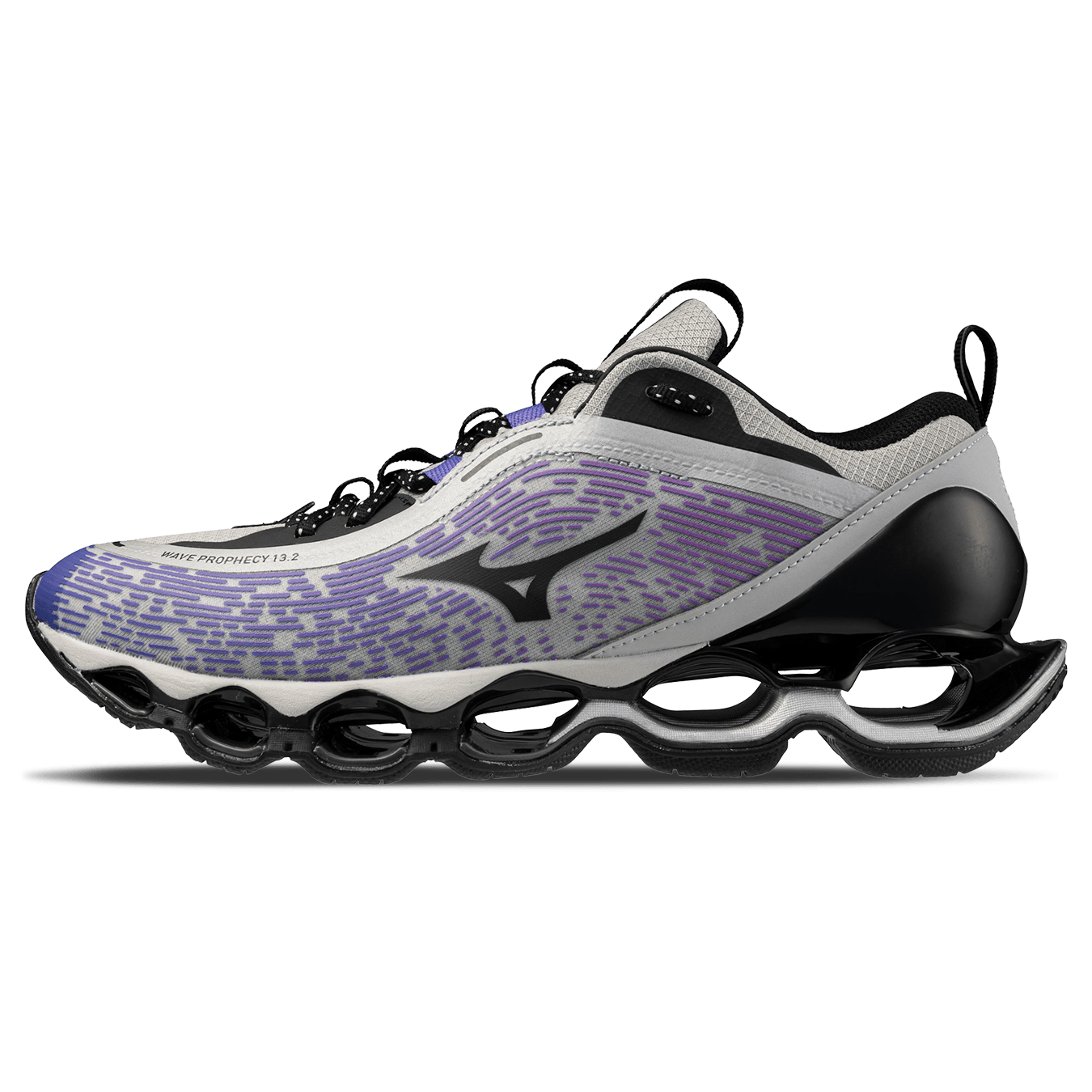 Mizuno Wave Prophecy 13.2 'Spring Crocus Black Harbor Mist' — UK 4 | EU 36.5 | US 5 — Front View