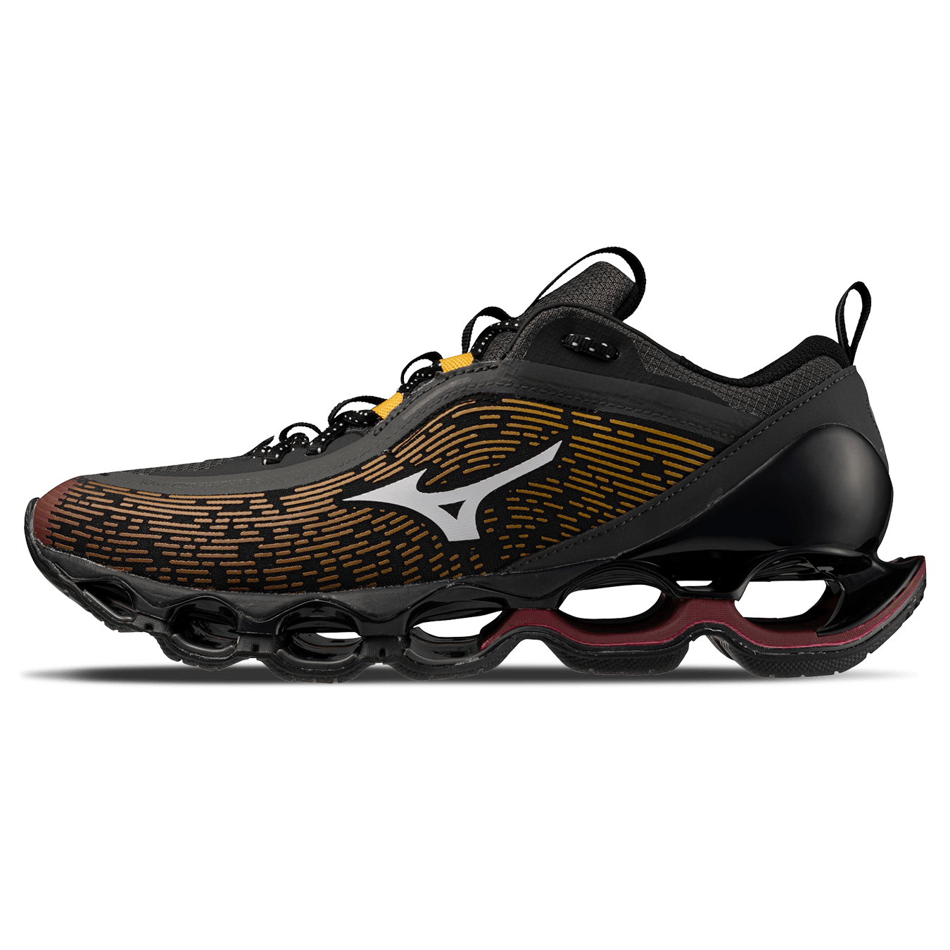 Mizuno Wave Prophecy 13.2 'Henna Cloudscape Black Oyster' — UK 4 | EU 36.5 | US 5 — Front View