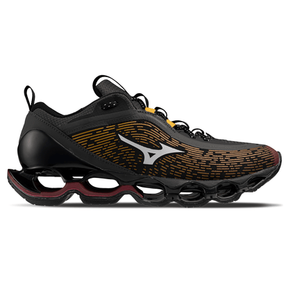 Mizuno Wave Prophecy 13.2 'Henna Cloudscape Black Oyster' — UK 4 | EU 36.5 | US 5 — Side View