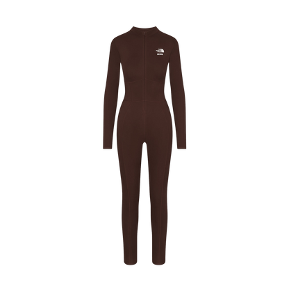 SKIMS x The North Face Refina Bodysuit 'Cocoa' — XXS — Front View