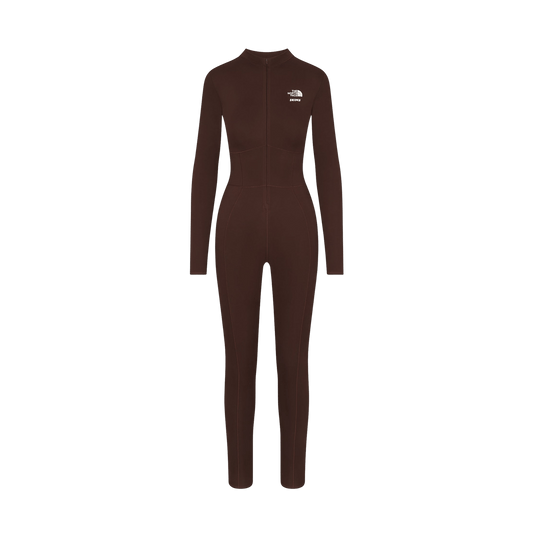 SKIMS x The North Face Refina Bodysuit 'Cocoa' — XXS — Front View