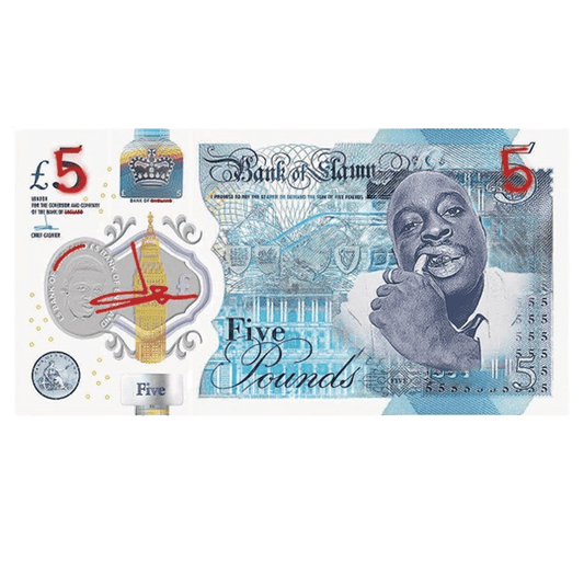 Slawn £5 Note — Front View