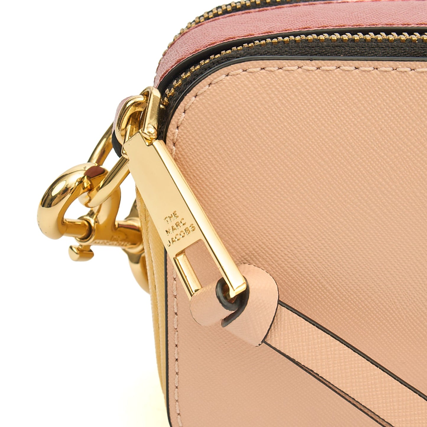 Marc Jacobs Cross Body Snapshot in Pink, Leather — Lifestyle View