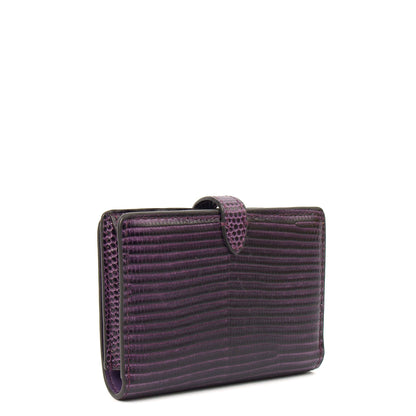 Mulberry Purse Wallet in Purple, Leather — Detail View