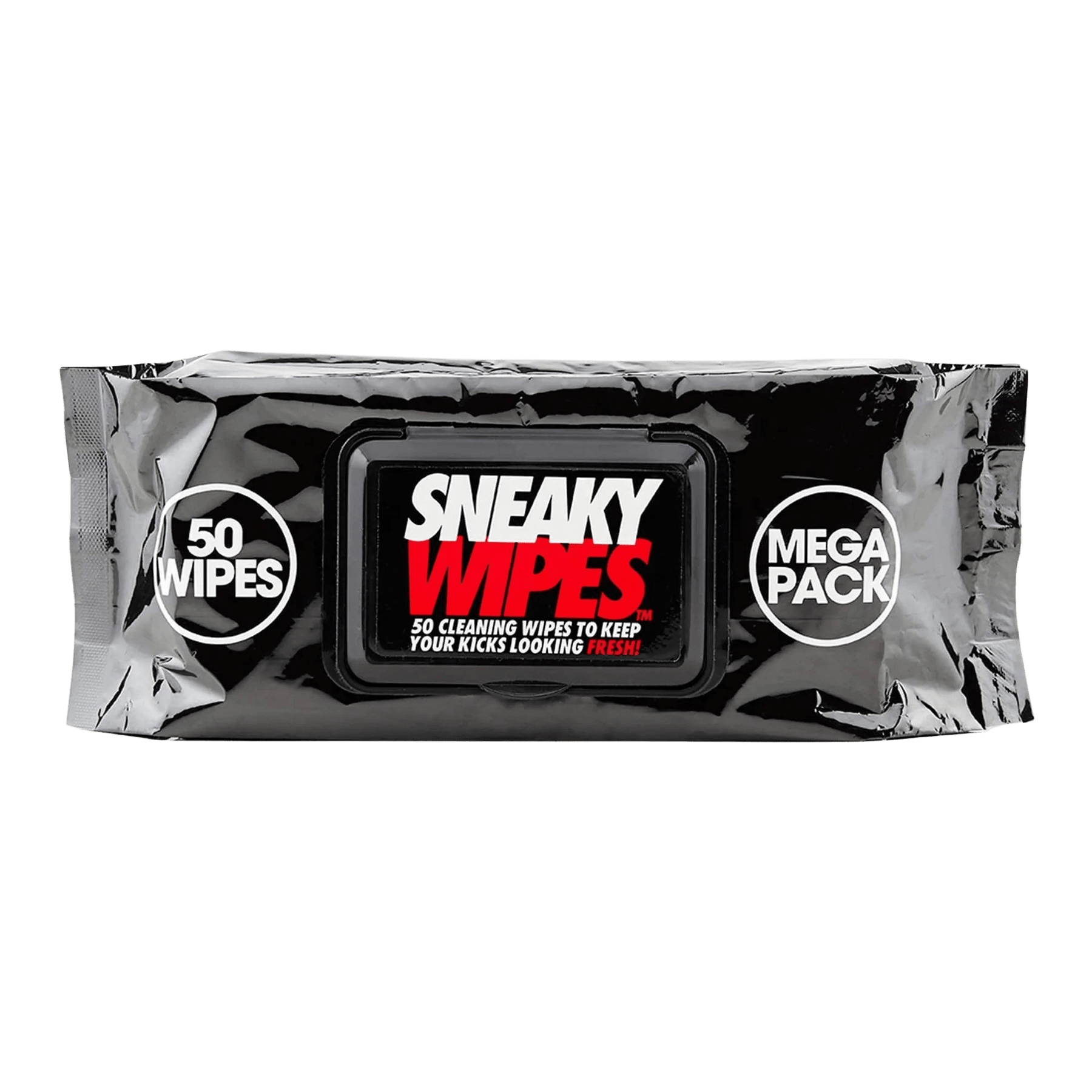 Sneaky Wipes - Shoe and Trainer Cleaning Wipes - 50 Mega Pack — Front View