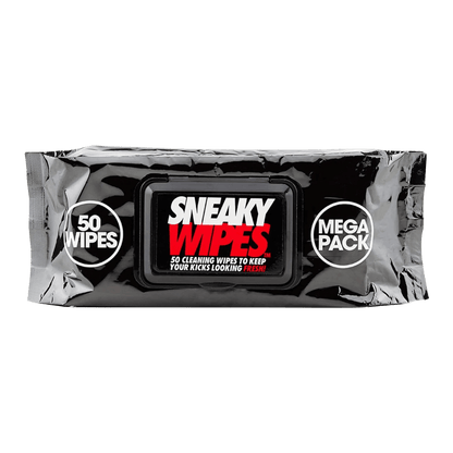 Sneaky Wipes - Shoe and Trainer Cleaning Wipes - 50 Mega Pack — Front View
