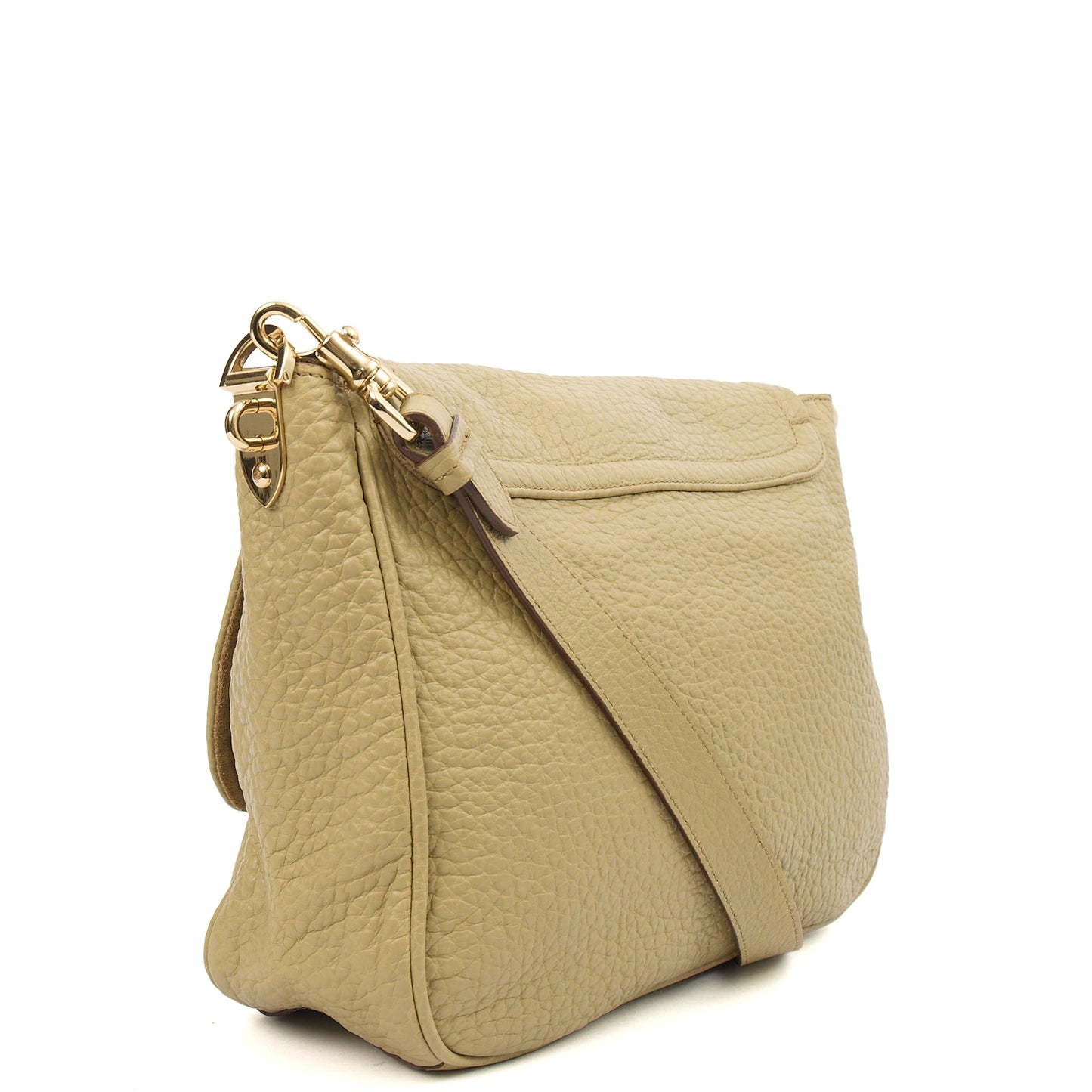 Mulberry Satchel Evelina Satchel in Green, Leather — Back View