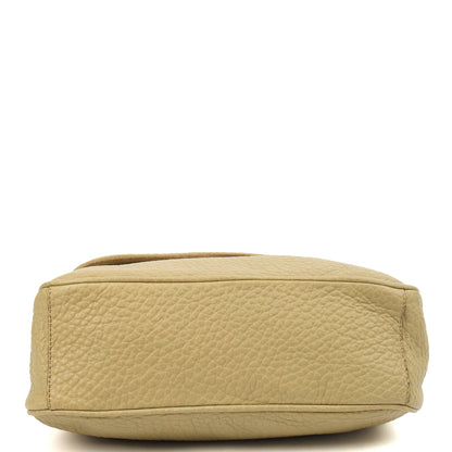 Mulberry Satchel Evelina Satchel in Green, Leather — Top View