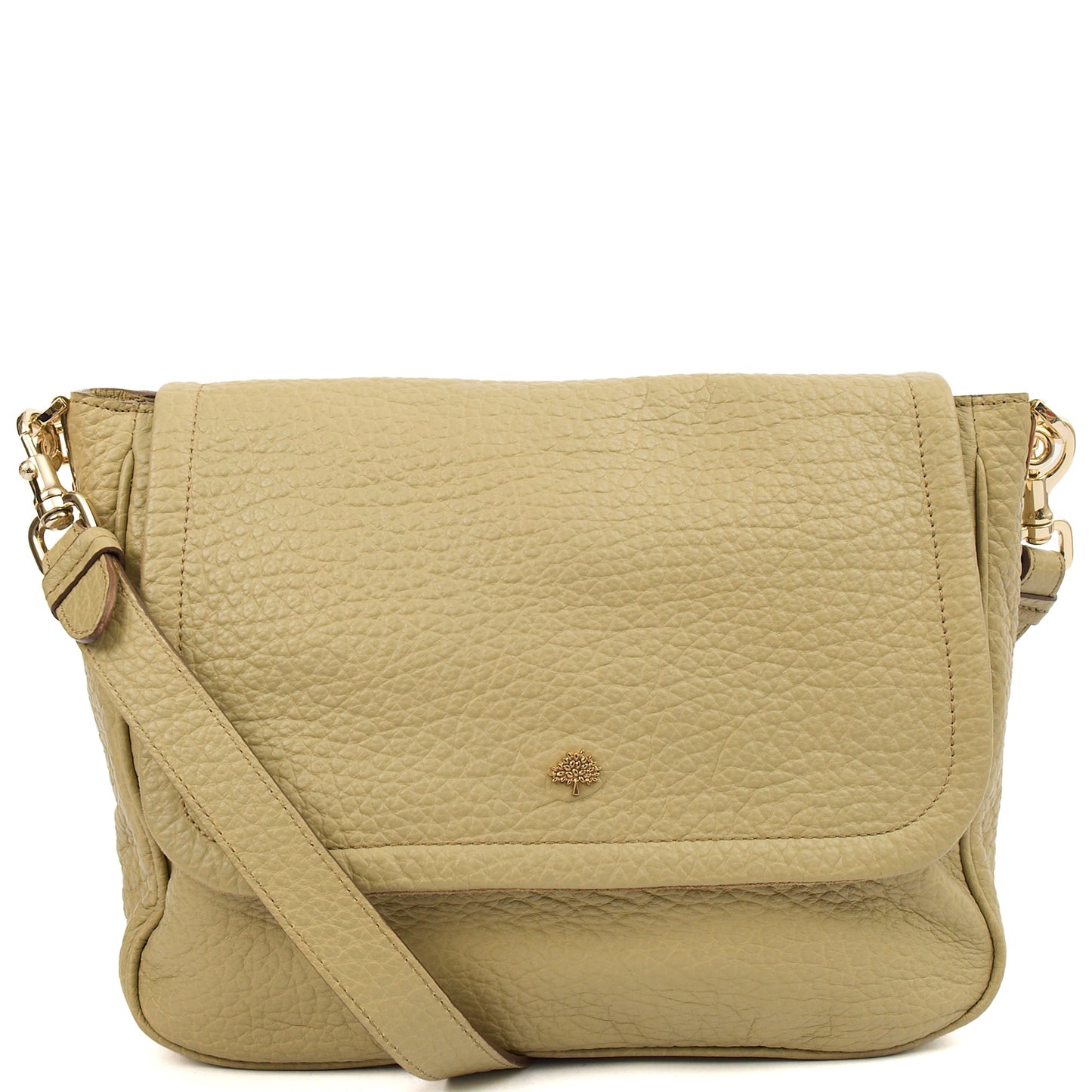 Mulberry Satchel Evelina Satchel in Green, Leather — Front View