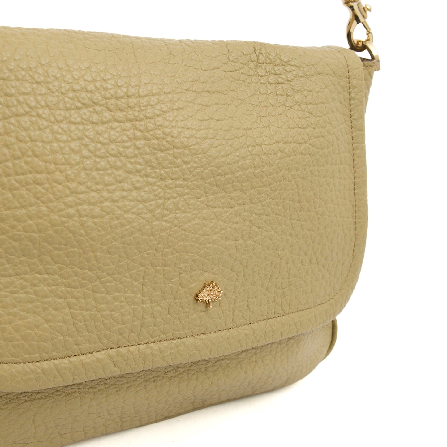 Mulberry Satchel Evelina Satchel in Green, Leather — Side View