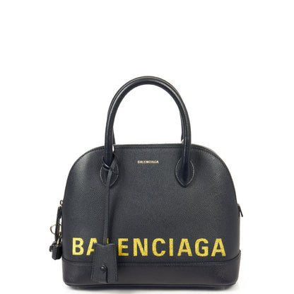 Balenciaga Tote Ville Top Handle S in Blue, Leather — Alternate View 10