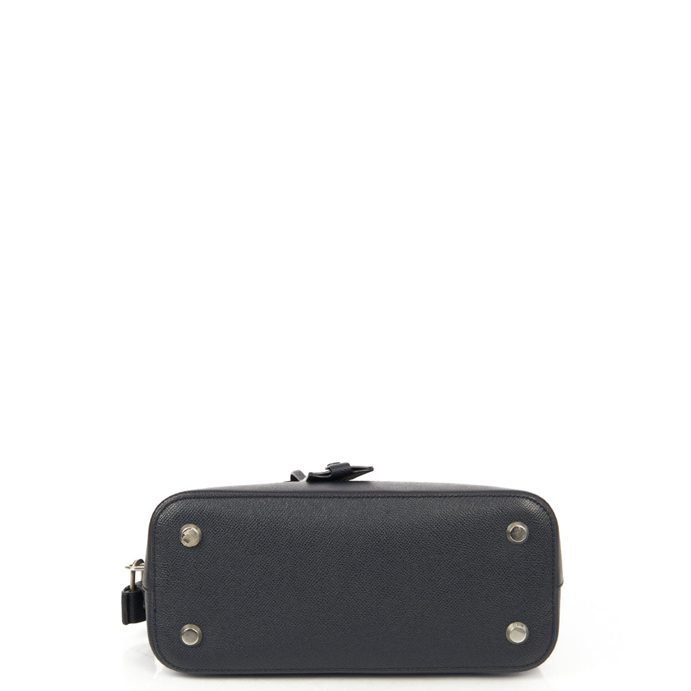 Balenciaga Tote Ville Top Handle S in Blue, Leather — Detail View