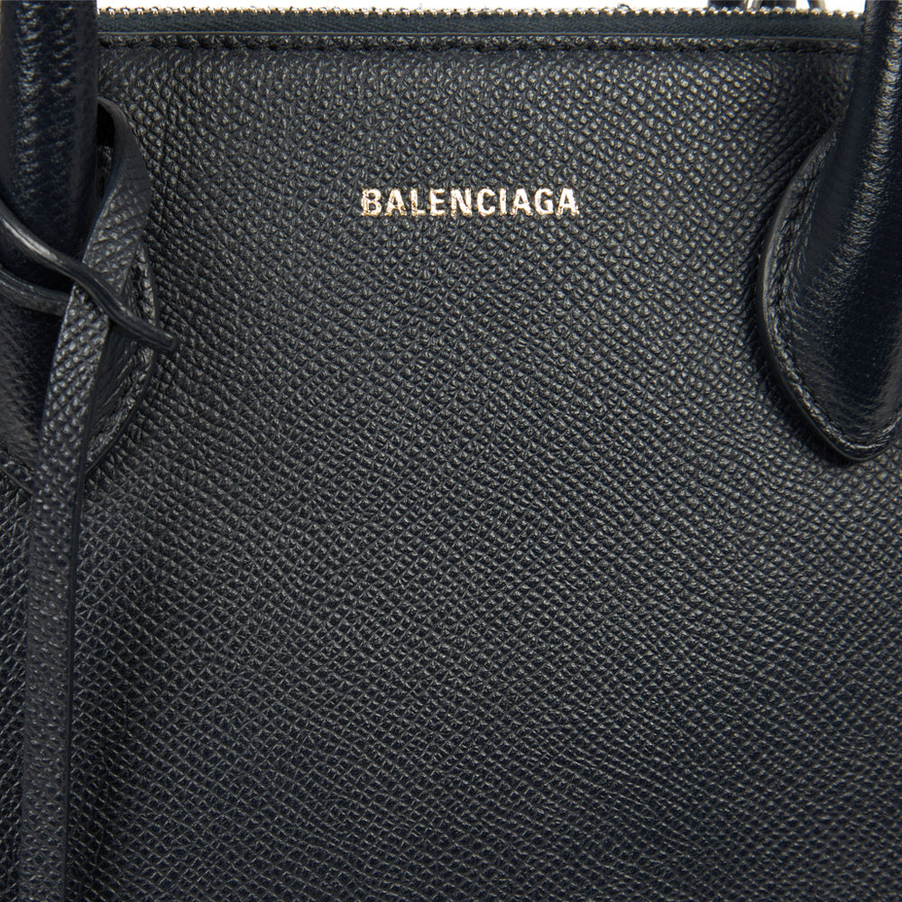 Balenciaga Tote Ville Top Handle S in Blue, Leather — Alternate View 25