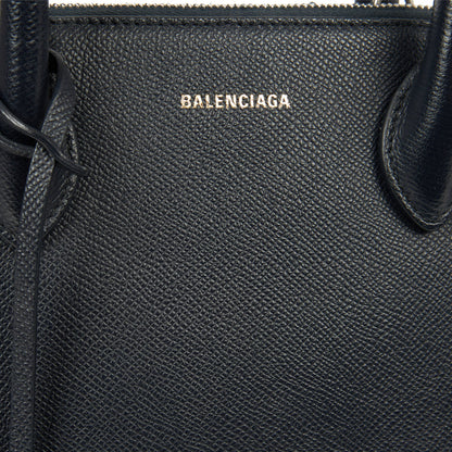 Balenciaga Tote Ville Top Handle S in Blue, Leather — Alternate View 16