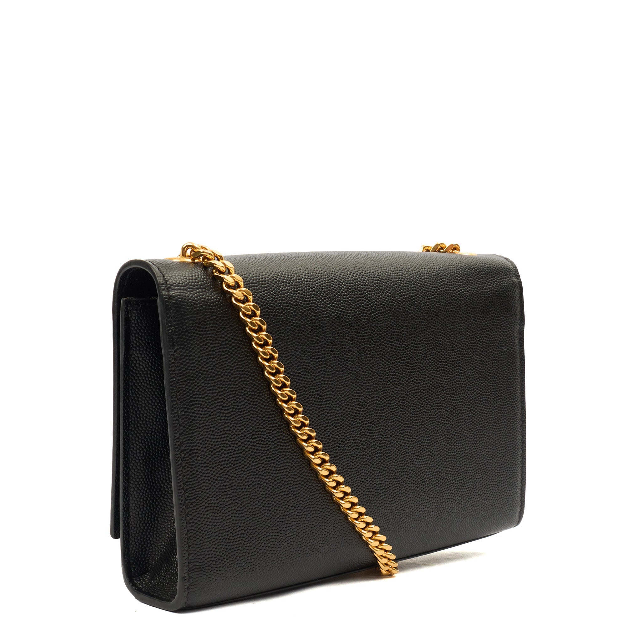 Saint Laurent Cross Body Kate Small in Black, Leather — Back View