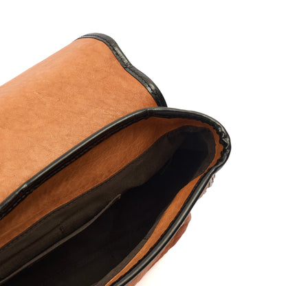 Fendi Tote B Bag in Brown, Leather — Lifestyle View