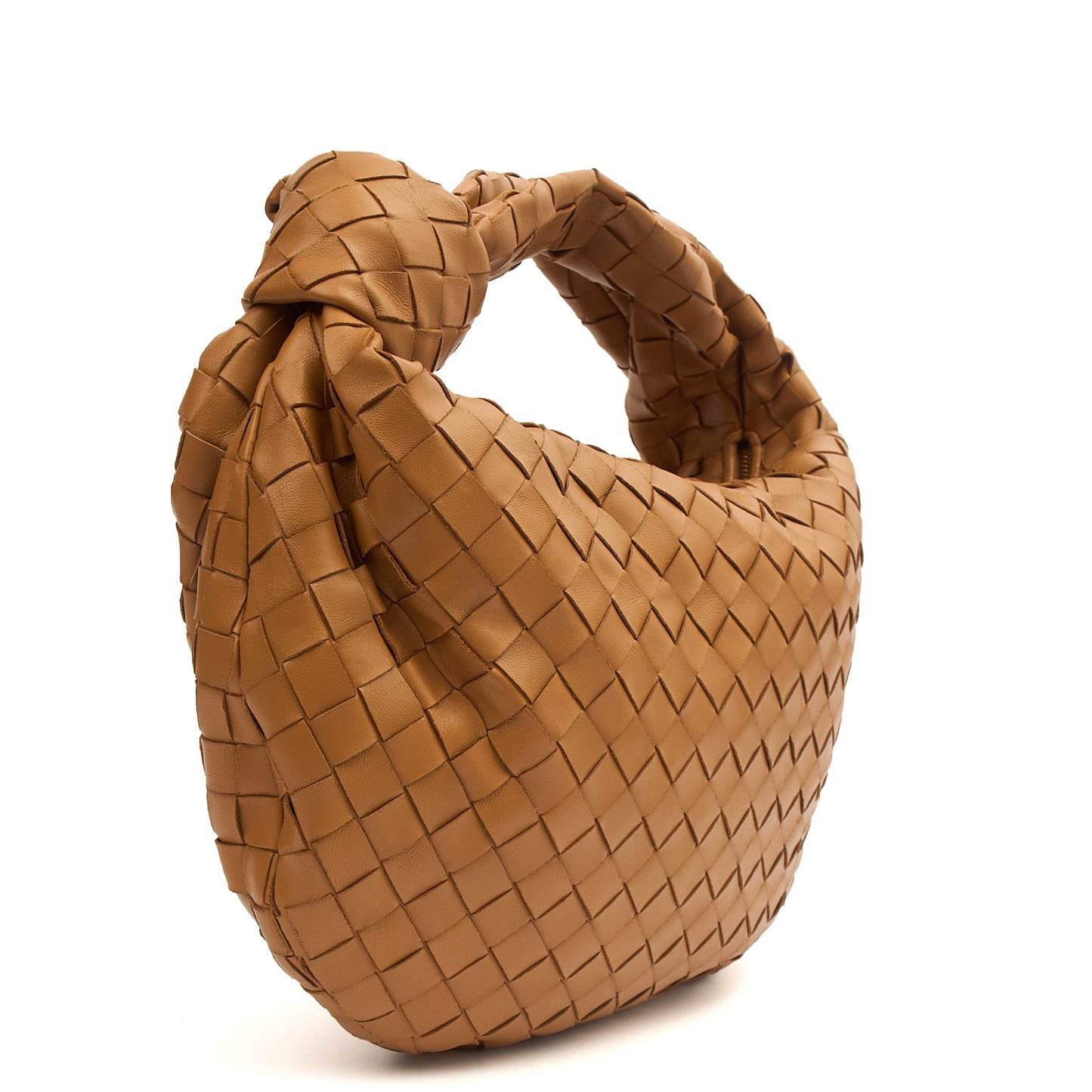 Bottega Veneta Tote Jodie - Teen in Brown, Intrecciato Nappa — Alternate View 8