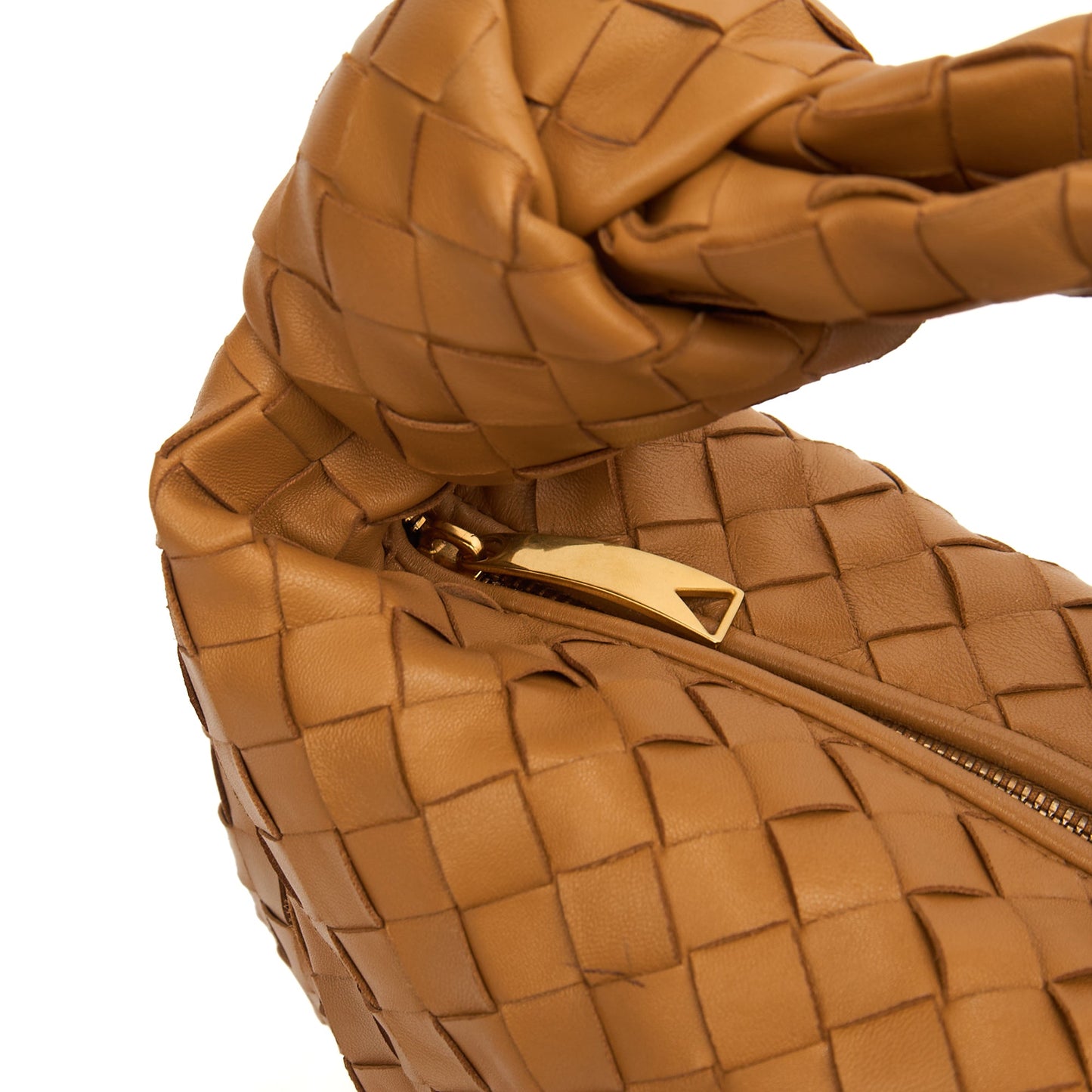 Bottega Veneta Tote Jodie - Teen in Brown, Intrecciato Nappa — Alternate View 12