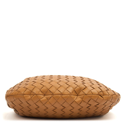 Bottega Veneta Tote Jodie - Teen in Brown, Intrecciato Nappa — Top View