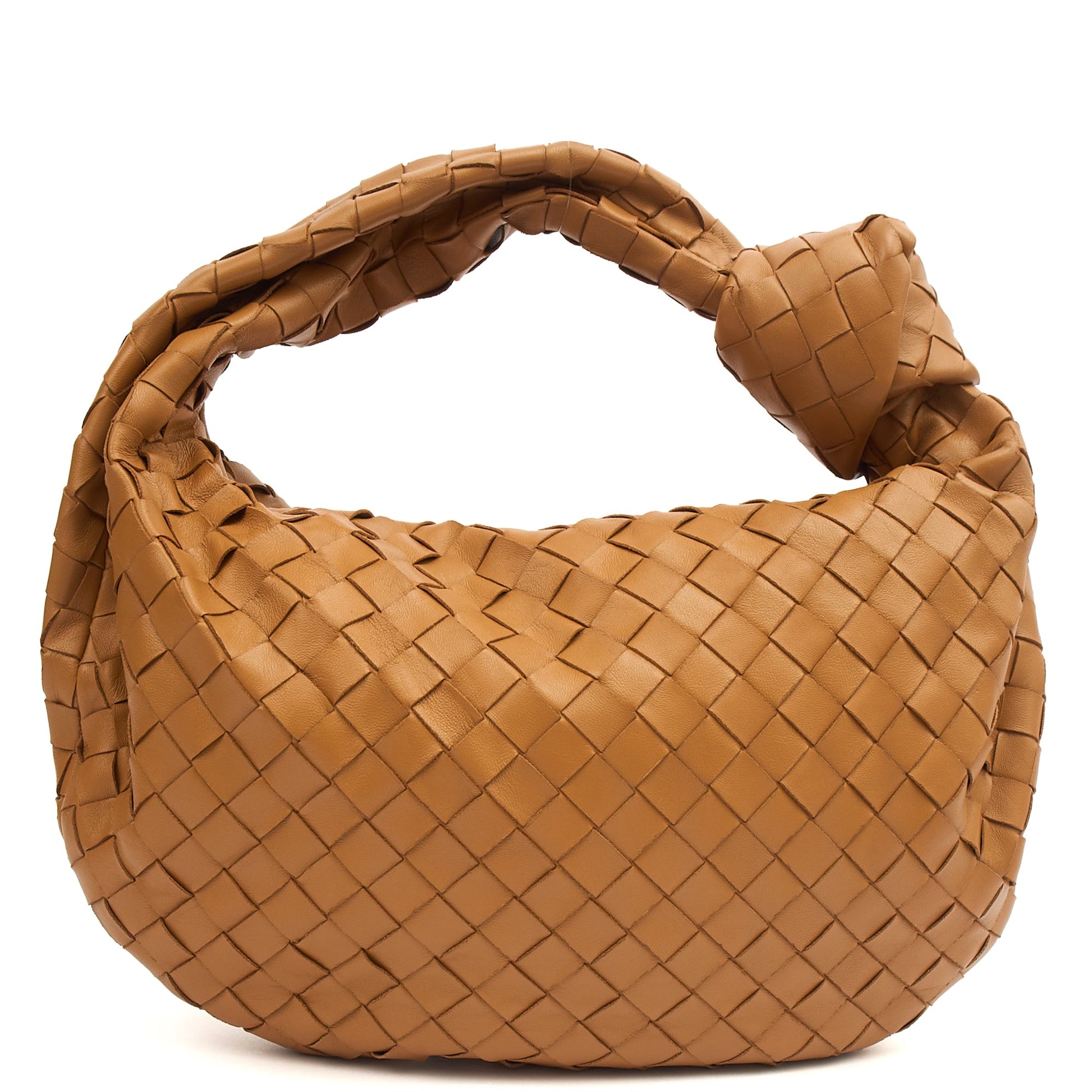 Bottega Veneta Tote Jodie - Teen in Brown, Intrecciato Nappa — Alternate View 9