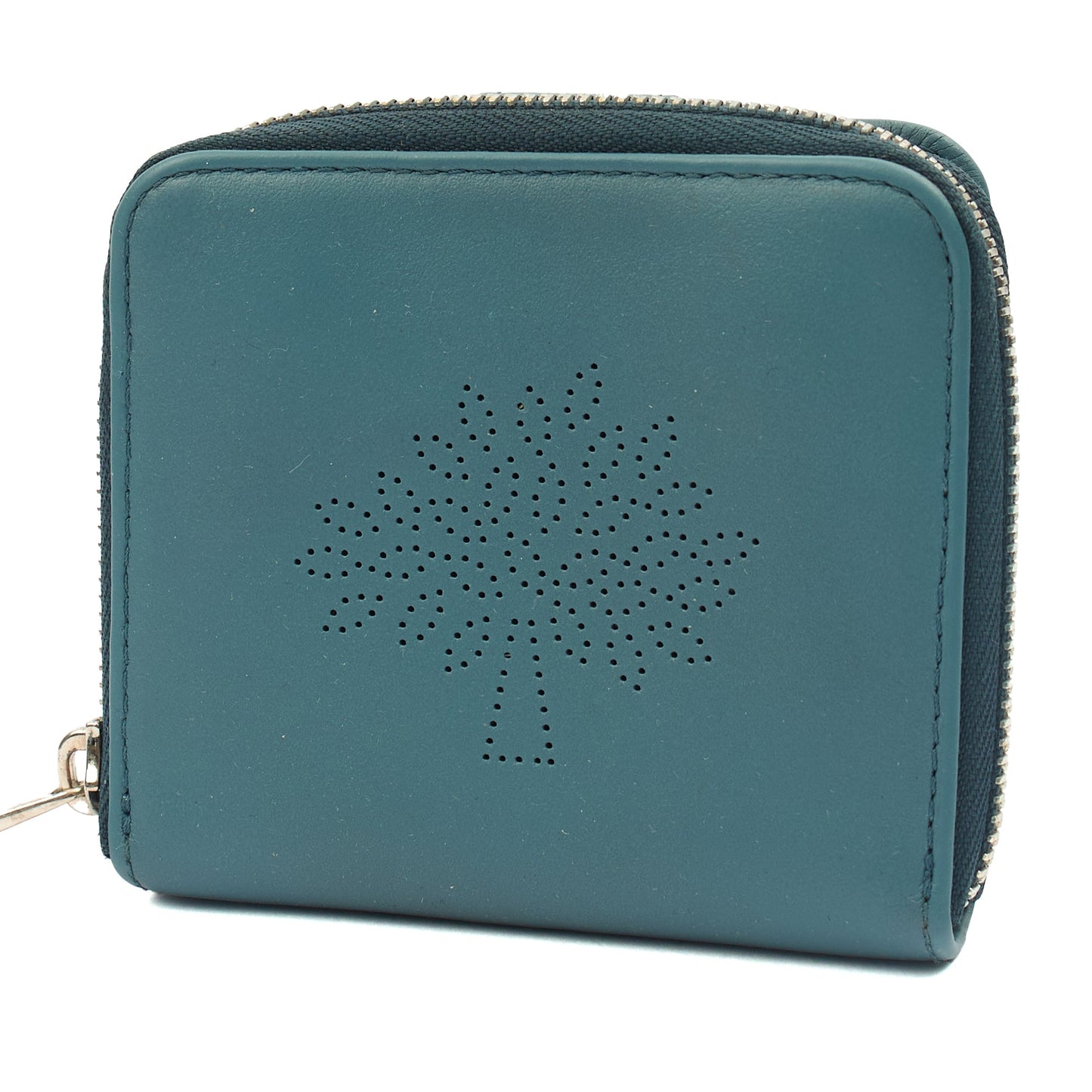 Mulberry Wallet Wallet in Green, Calfskin Leather — Detail View