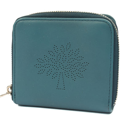 Mulberry Wallet Wallet in Green, Calfskin Leather — Detail View