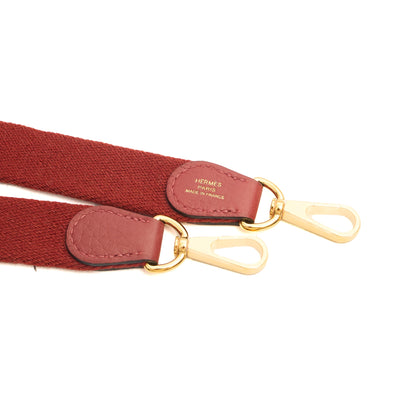 Hermes Evelyne 16 in Rouge H, Togo Leather — Alternate View 11