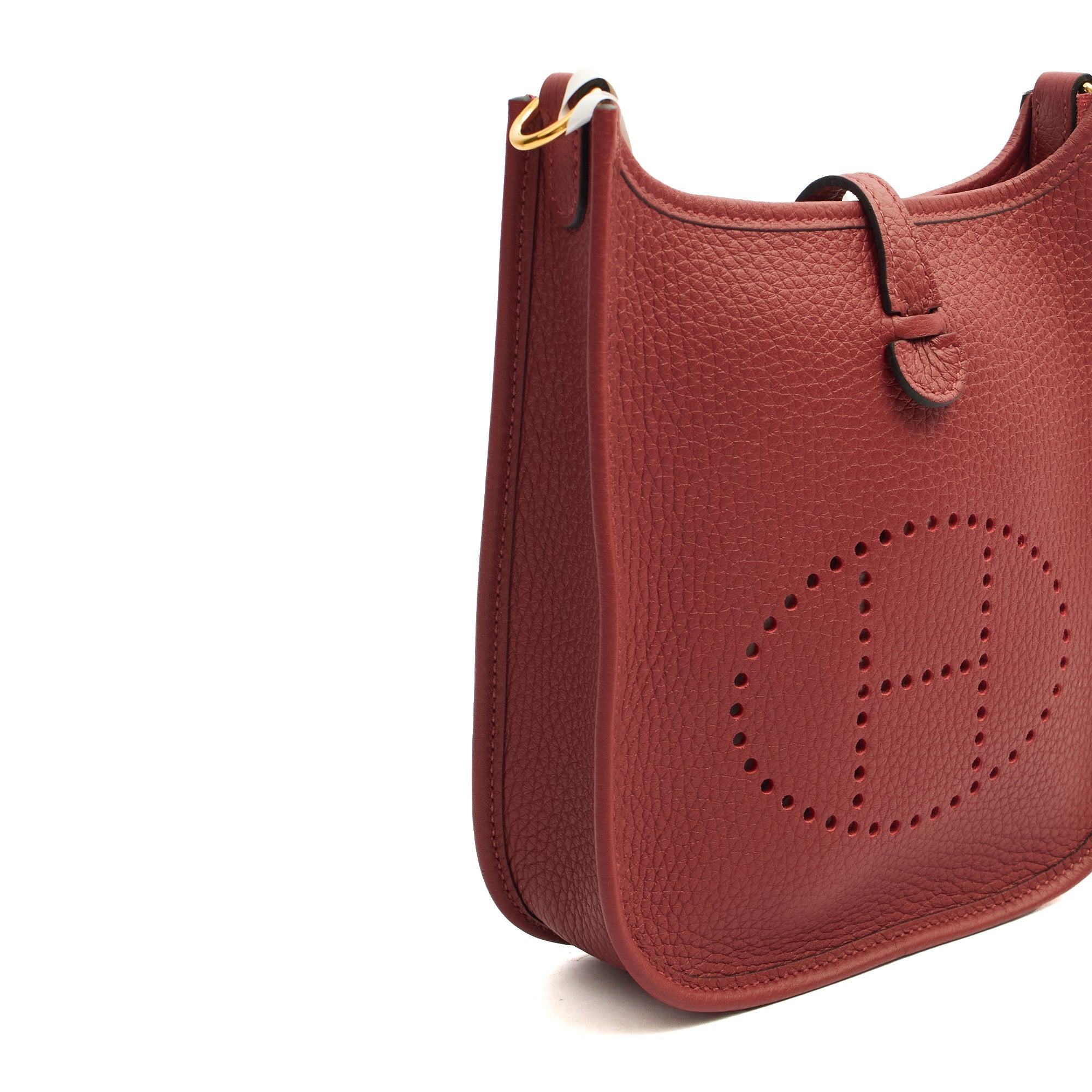 Hermes Evelyne 16 in Rouge H, Togo Leather — Alternate View 19