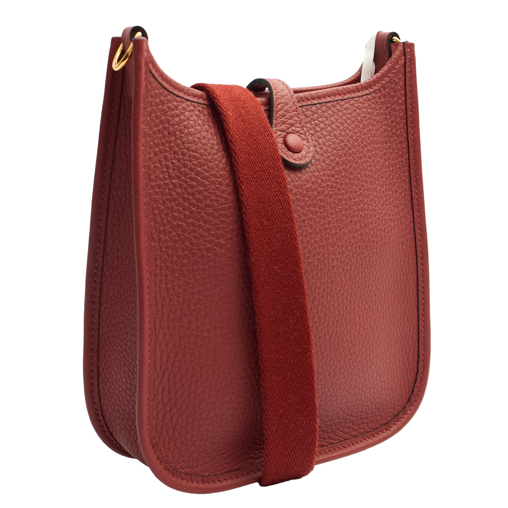 Hermes Evelyne 16 in Rouge H, Togo Leather — Alternate View 14
